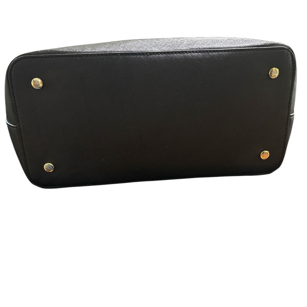 Kate Spade Black Structured Leather Tote - Picture 4 of 12